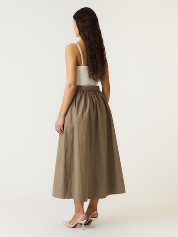 YAS Skirt 'TIMBER' in Brown