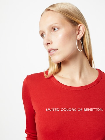 UNITED COLORS OF BENETTON Skjorte i rød