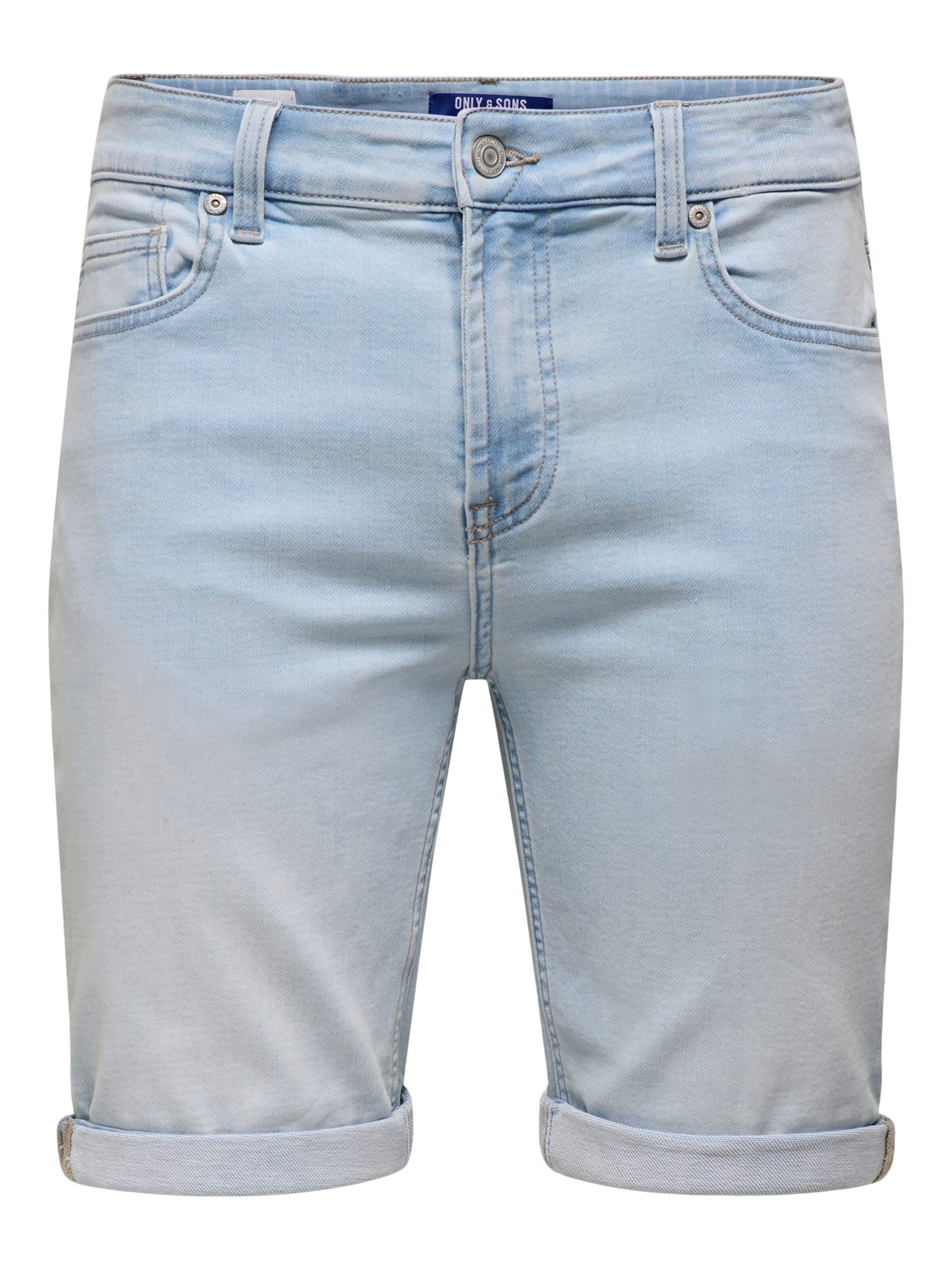 ONLY Baggy Trousers 'ply' in Blue: front