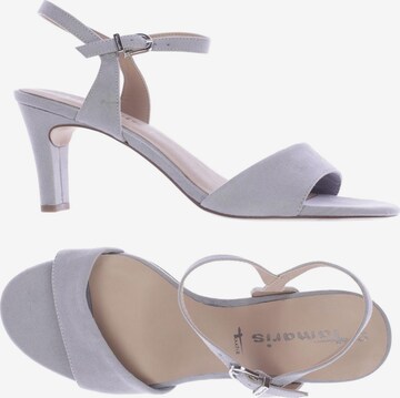 TAMARIS Sandals & High-Heeled Sandals in 40 in Grey: front