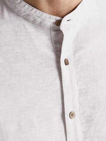 Jack & Jones Junior Slim fit Button Up Shirt 'Summer' in Grey