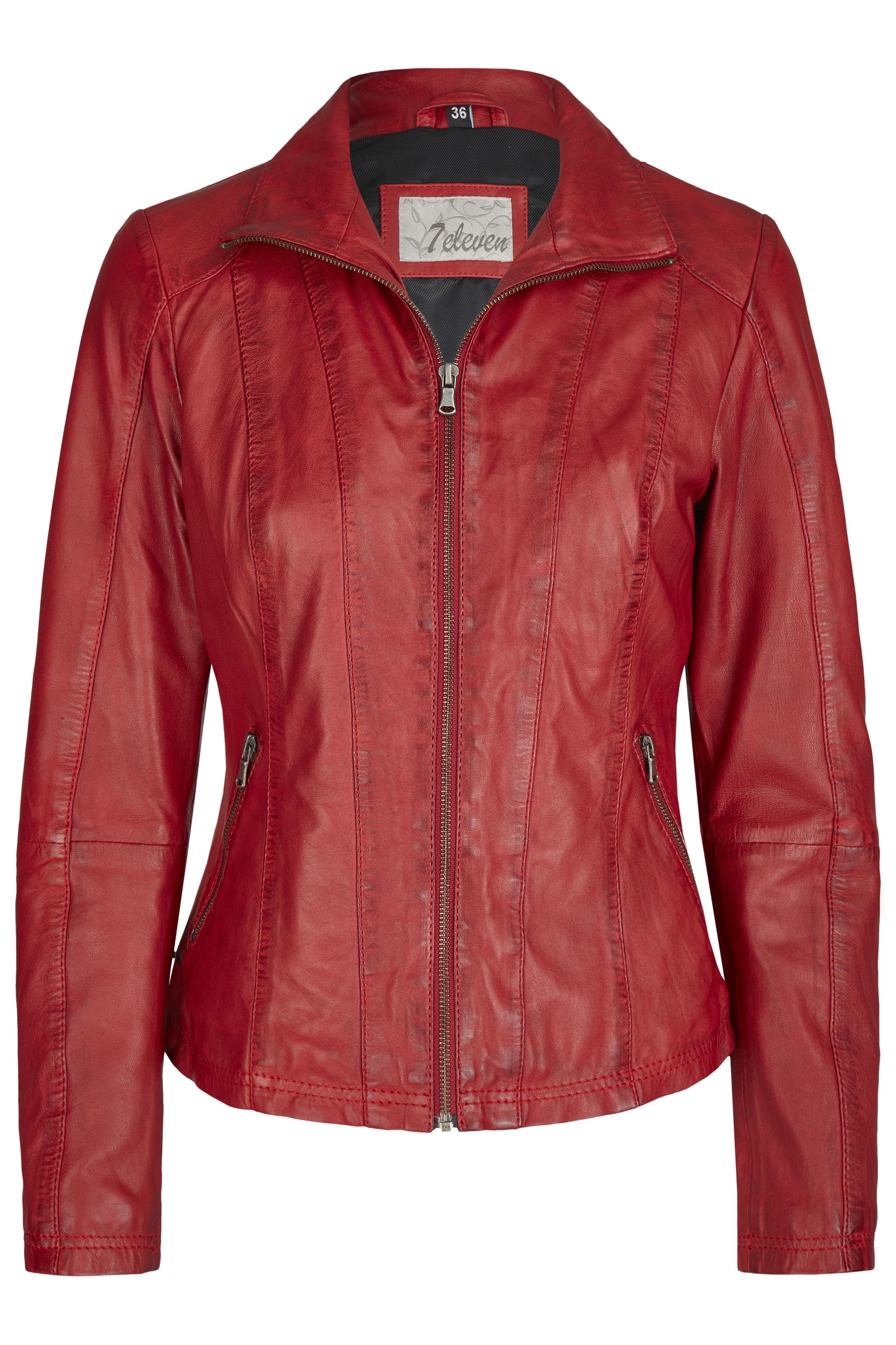 7ELEVEN Between-season jacket 'SEAlly' in Red: front