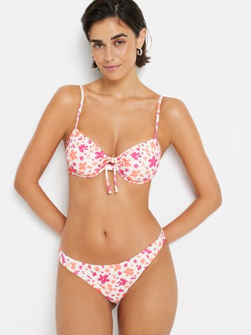 LSCN by LASCANA T-shirt Bikini 'Cecily' i beige: forside