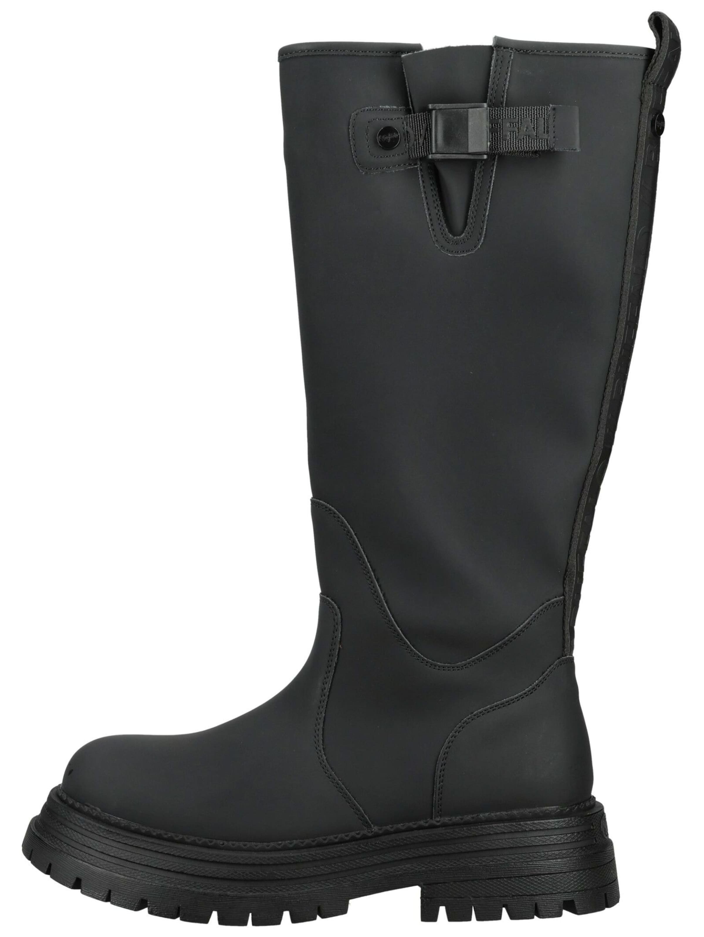 BUFFALO Boot in Black: side
