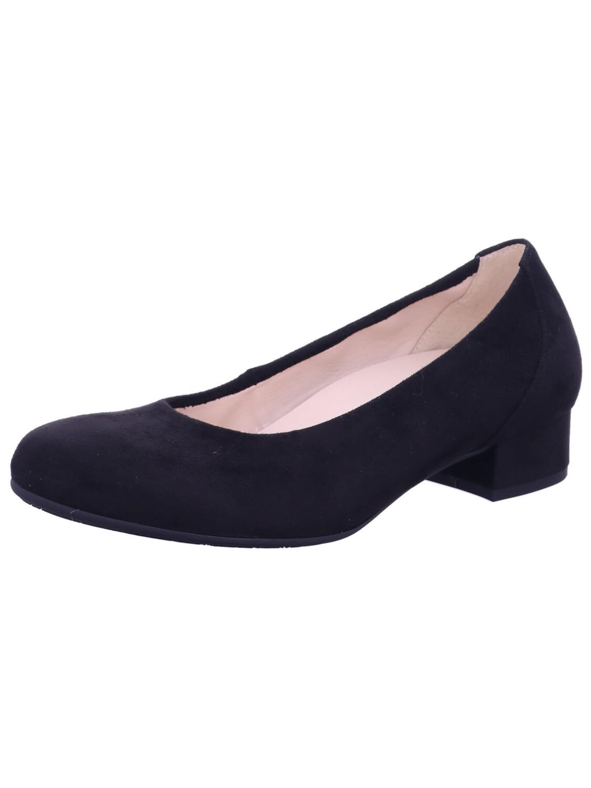 Gabor Comfort Pumps 'Pump Damen 06.210.17 Velourleder in schwarz' in Black: front