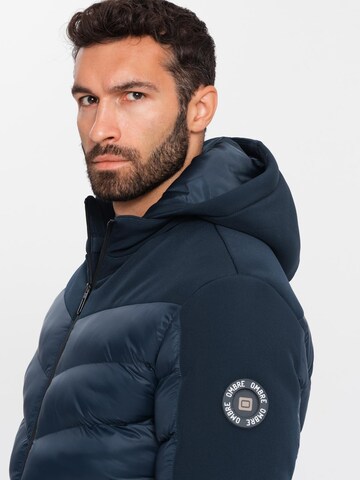 Ombre Weatherproof jacket in Blue