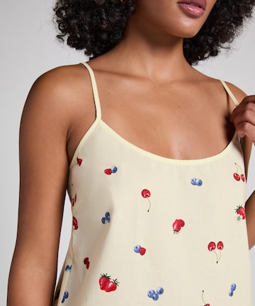Hunkemöller Pyjamashirt in Gelb