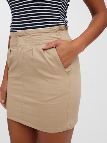 VERO MODA Skirt 'Evany' in Beige