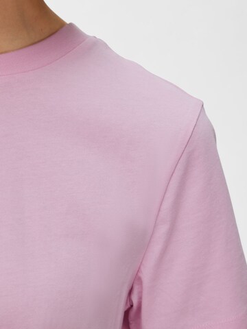 SELECTED FEMME T-Shirt 'MY ESSENTIAL' in Pink