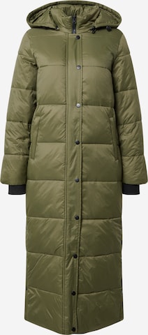 SISTERS POINT Winter Coat 'Dusty' in Green: front