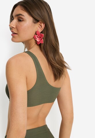 LSCN by LASCANA Bralette Bikini top 'Gina' in Green
