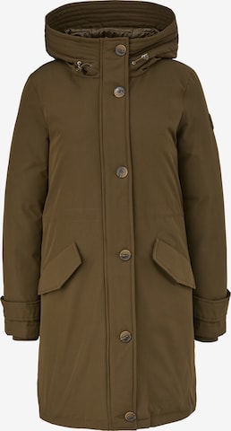 s.Oliver Winter Parka in Green: front