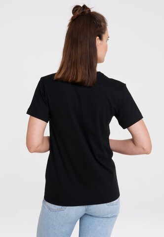 LOGOSHIRT Shirt 'Marvel Comics - Wolverine' in Zwart