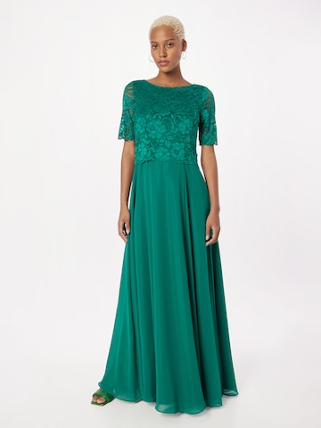 Robe de soirée Vera Mont en vert : devant