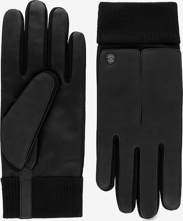 Mezzoguanti 'KOPENHAGEN TOUCH' di Roeckl in nero: frontale