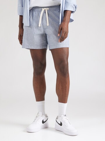 HOLLISTER Normalny krój Spodnie w kolorze niebieski: przód