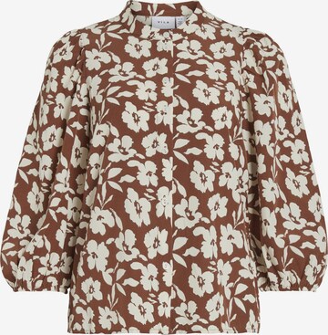 VILA Blouse in Bruin: voorkant