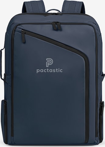 Zaino di Pactastic in blu: frontale