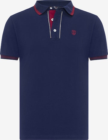 Jimmy Sanders Poloshirt in Blau: Vorderseite