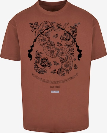 MJ Gonzales T-Shirt in Braun: predná strana
