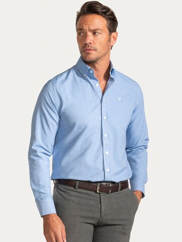 Williot Slim fit Button Up Shirt 'Thiago' in Blue