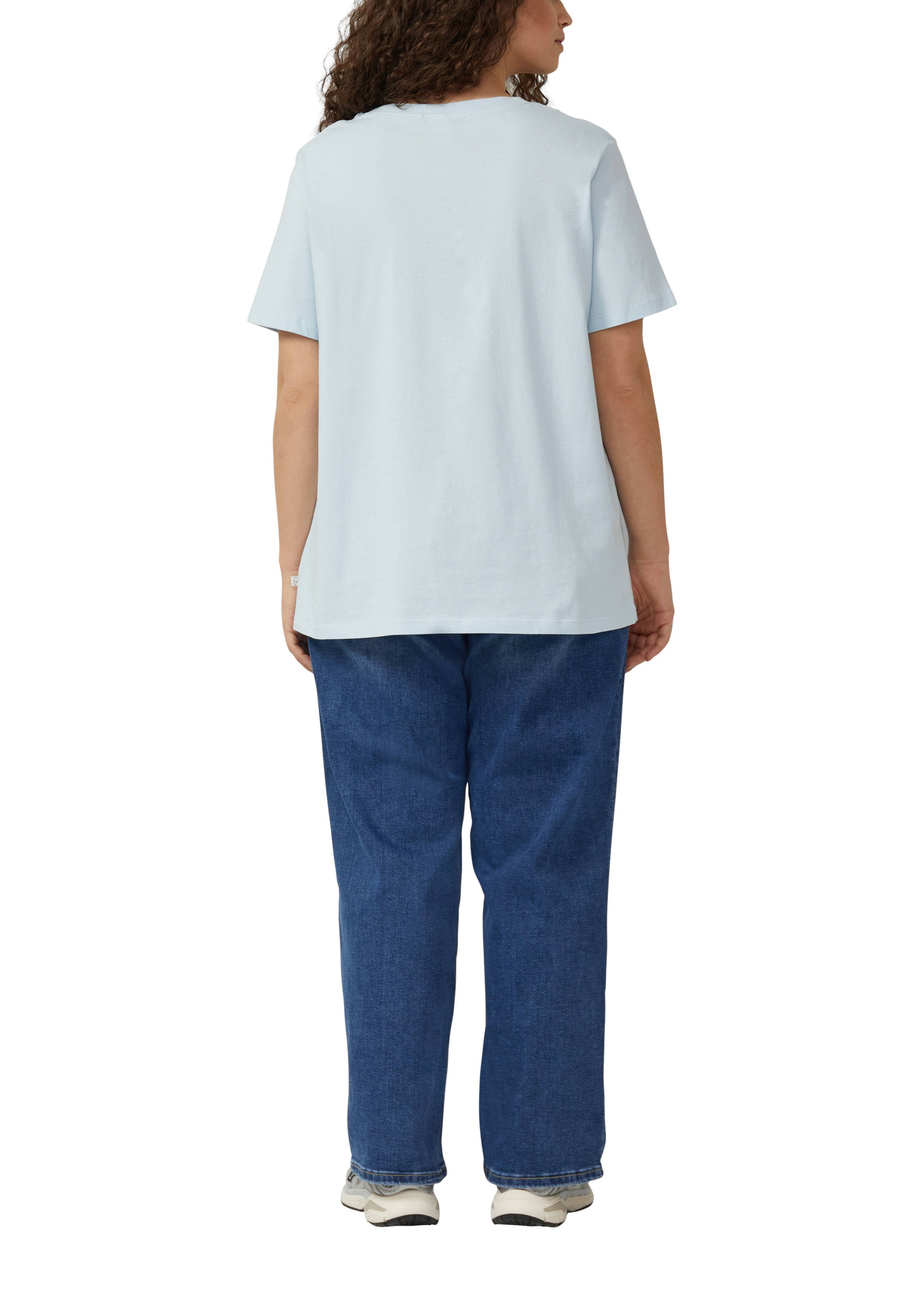 QS Shirt in Blauw