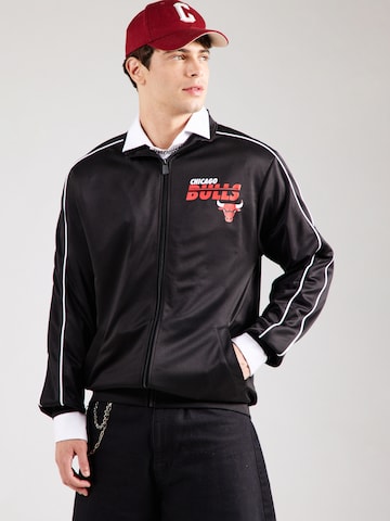 NEW ERA Sweatvest 'NBA CHIBUL' in Zwart: voorkant