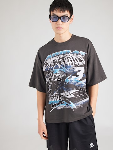 ADIDAS ORIGINALS Póló 'GRUNGE' - fekete: elől