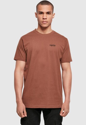Mister Tee Футболка 'Espresso' в Коричневый: спереди