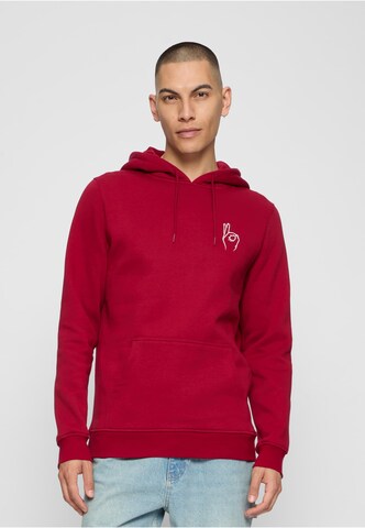 MT Men Sweatshirt in Rood: voorkant