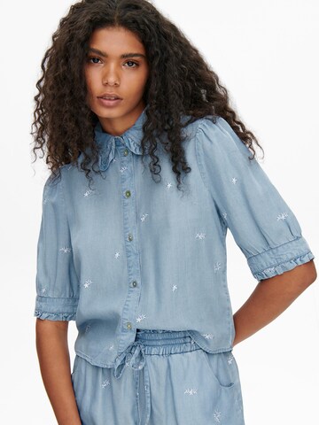 ONLY Bluse 'CANDICE' in Blau