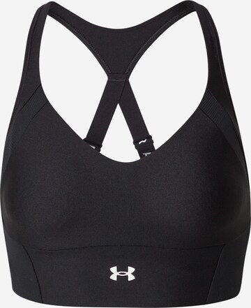 UNDER ARMOUR Bustier Sport bh 'Infinity' in Zwart: voorkant