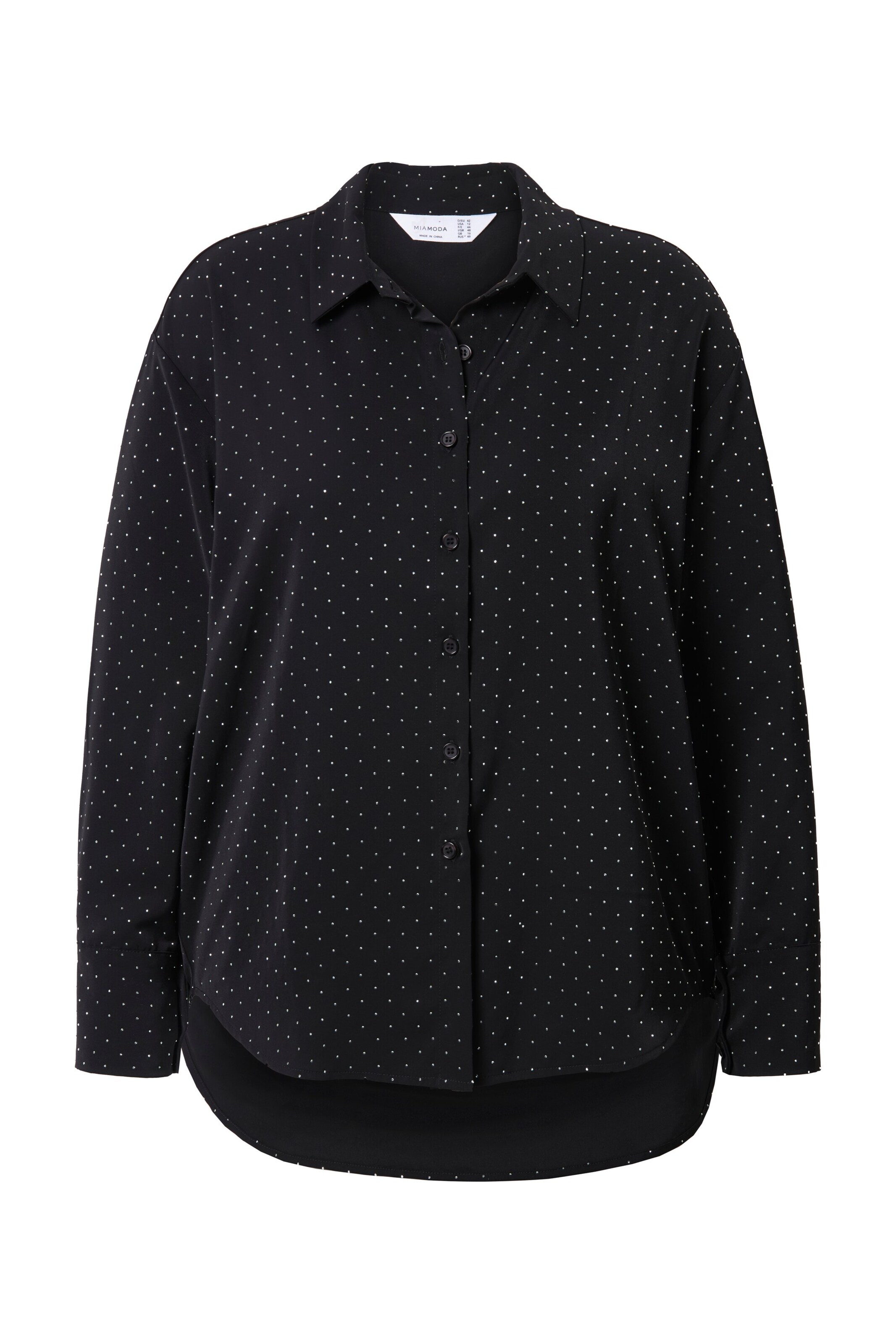 MIAMODA Bluse in Schwarz: Vorderseite