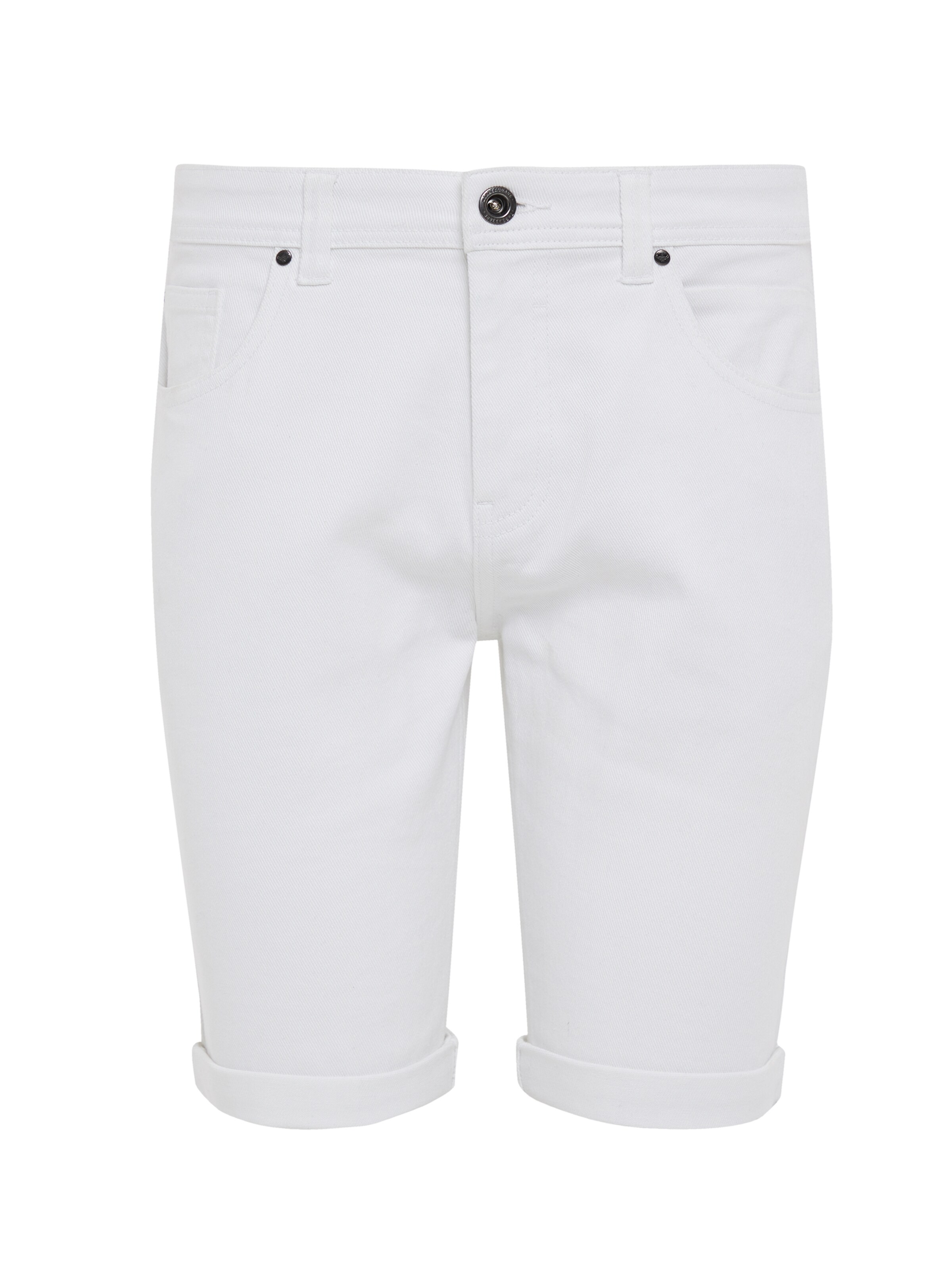 Threadbare Broek 'Sanky' in Wit: voorkant