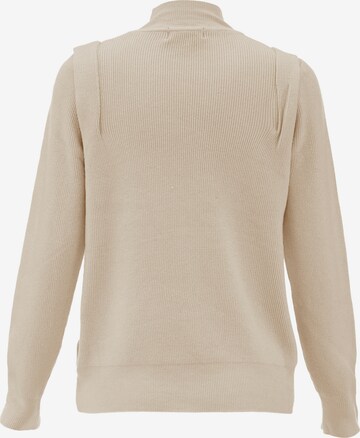 caspio Pullover in Beige