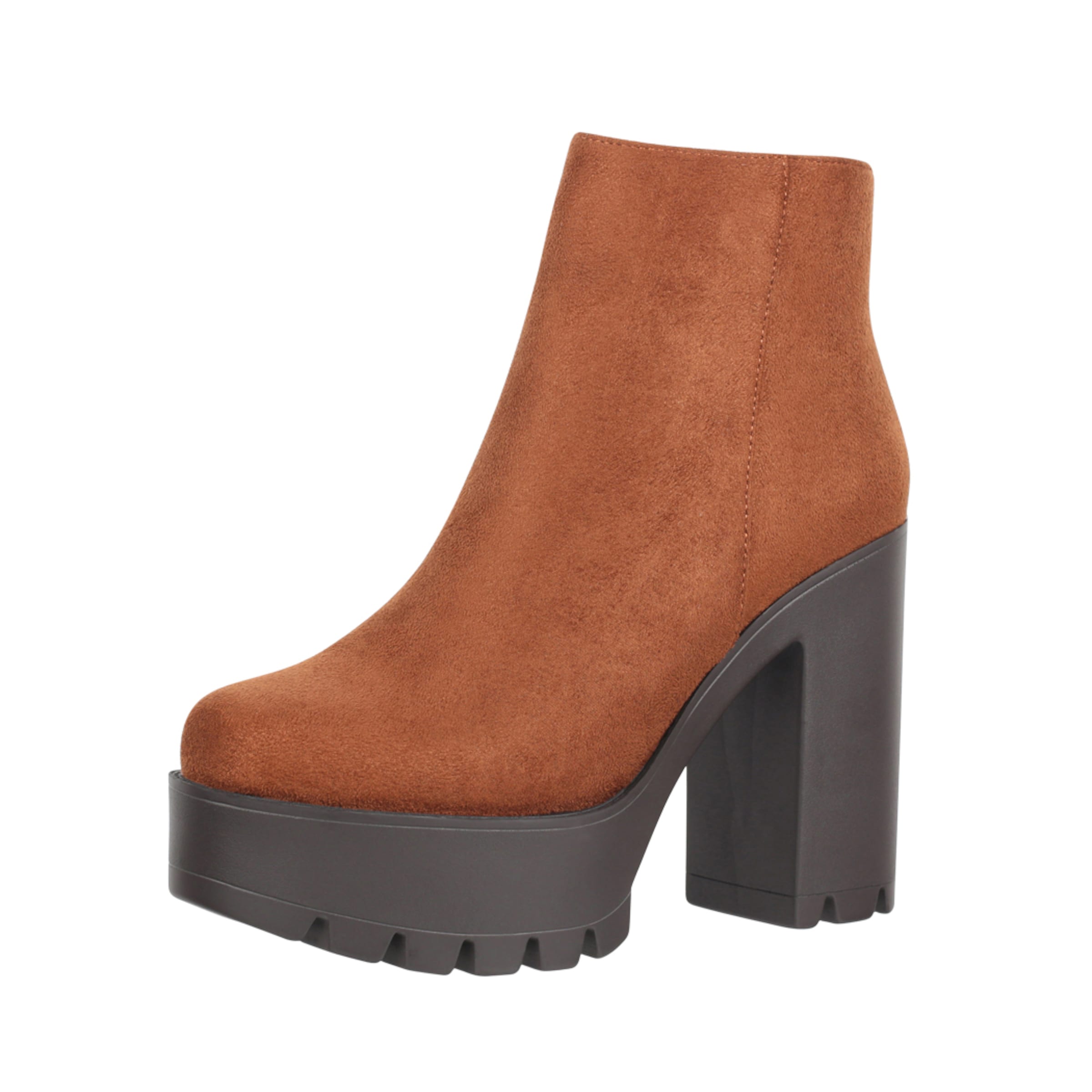 Elara Stiefelette in Braun: Vorderseite