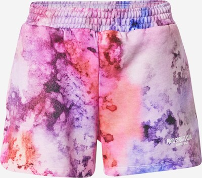 PARI Shorts 'SPORTS CLUB' in lila / dunkelorange / pink, Produktansicht