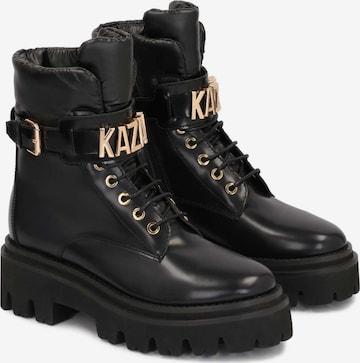 Kazar - Botines con cordones en negro