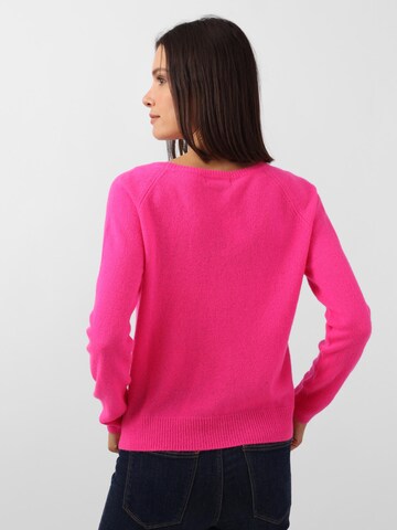 Zwillingsherz Sweter w kolorze różowy