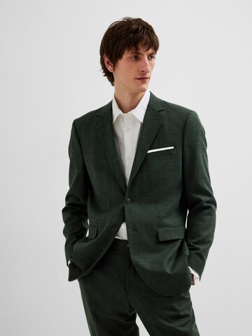 Slim fit Giacca da completo 'SLHOASIS' di SELECTED HOMME in verde