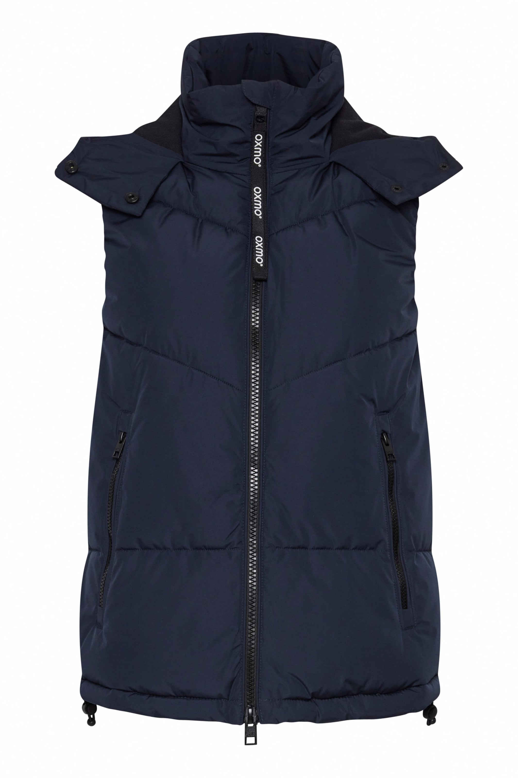 Oxmo - Chaleco 'Juliette' en azul: frente