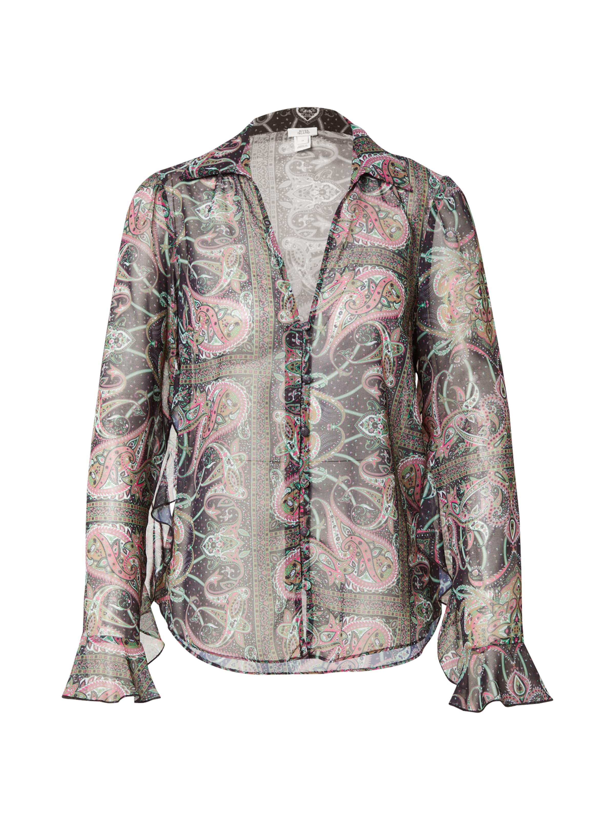 River IslandBluza - crna boja: prednji dio