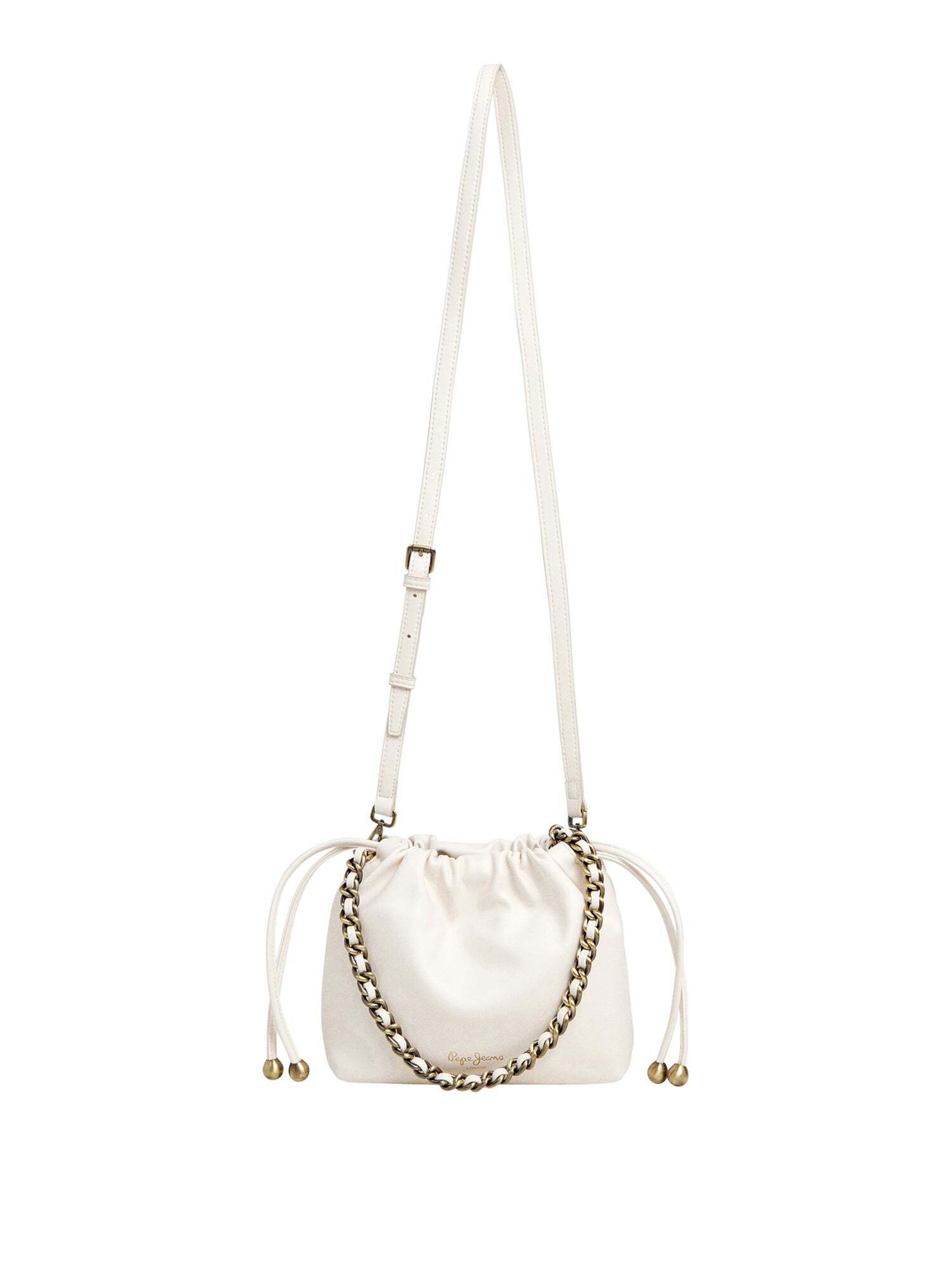 Borsa a spalla ' GEORGIA ' di Pepe Jeans in bianco