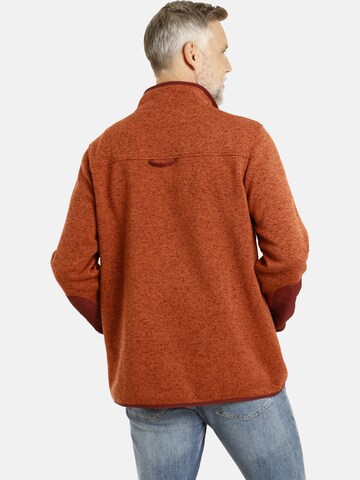 Jan Vanderstorm Fleece-Sweatshirt ' Daube ' in Orange