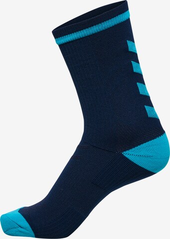 Chaussettes de sport Hummel en bleu : devant