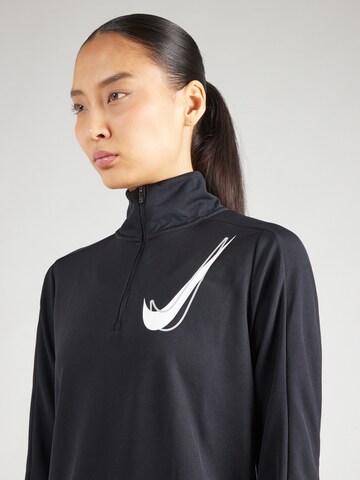 NIKE Αθλητική μπλούζα φούτερ 'SWSH' σε μαύρο