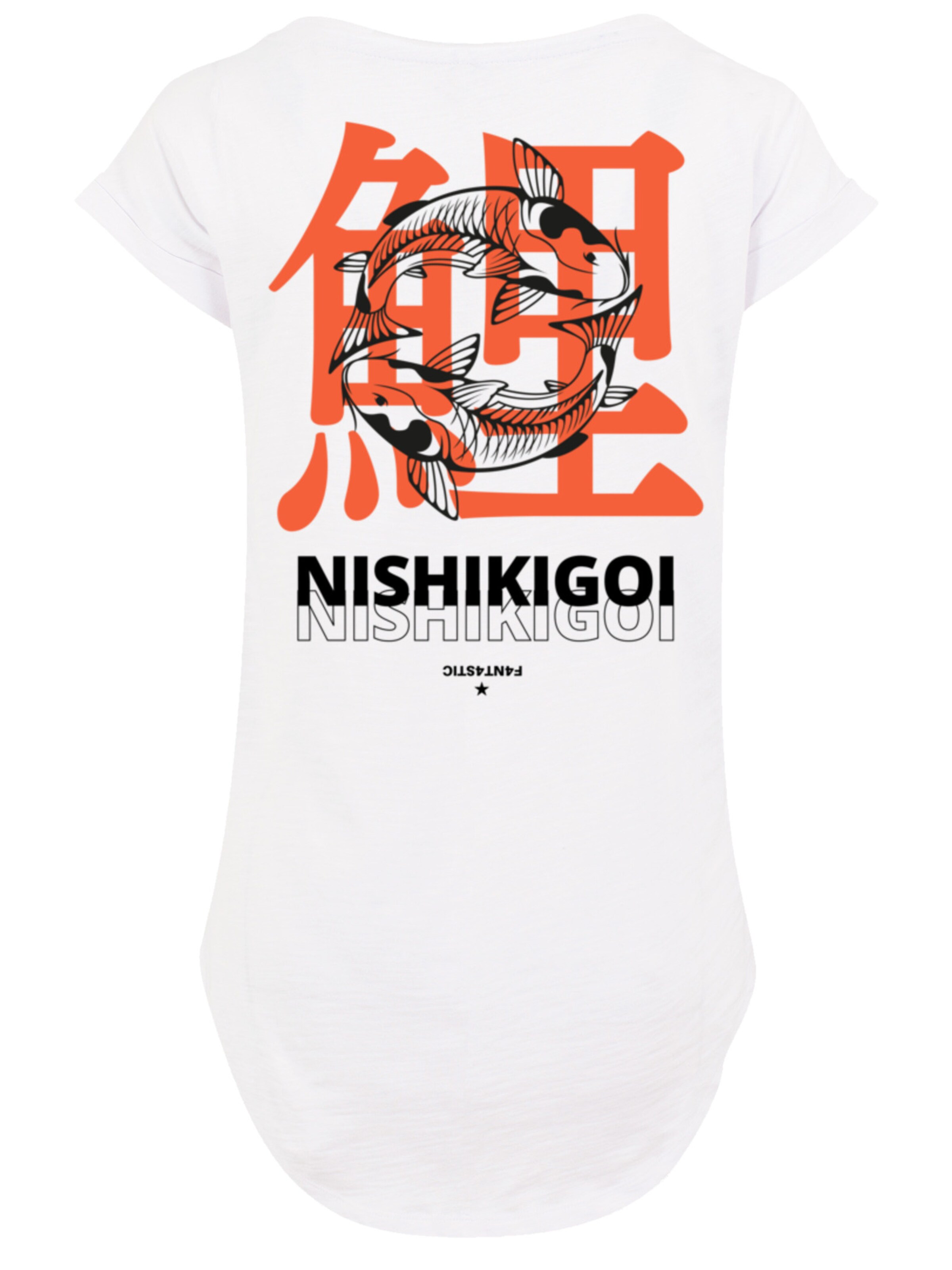 F4NT4STIC T-Shirt 'Nishikigoi Koi' in Weiß