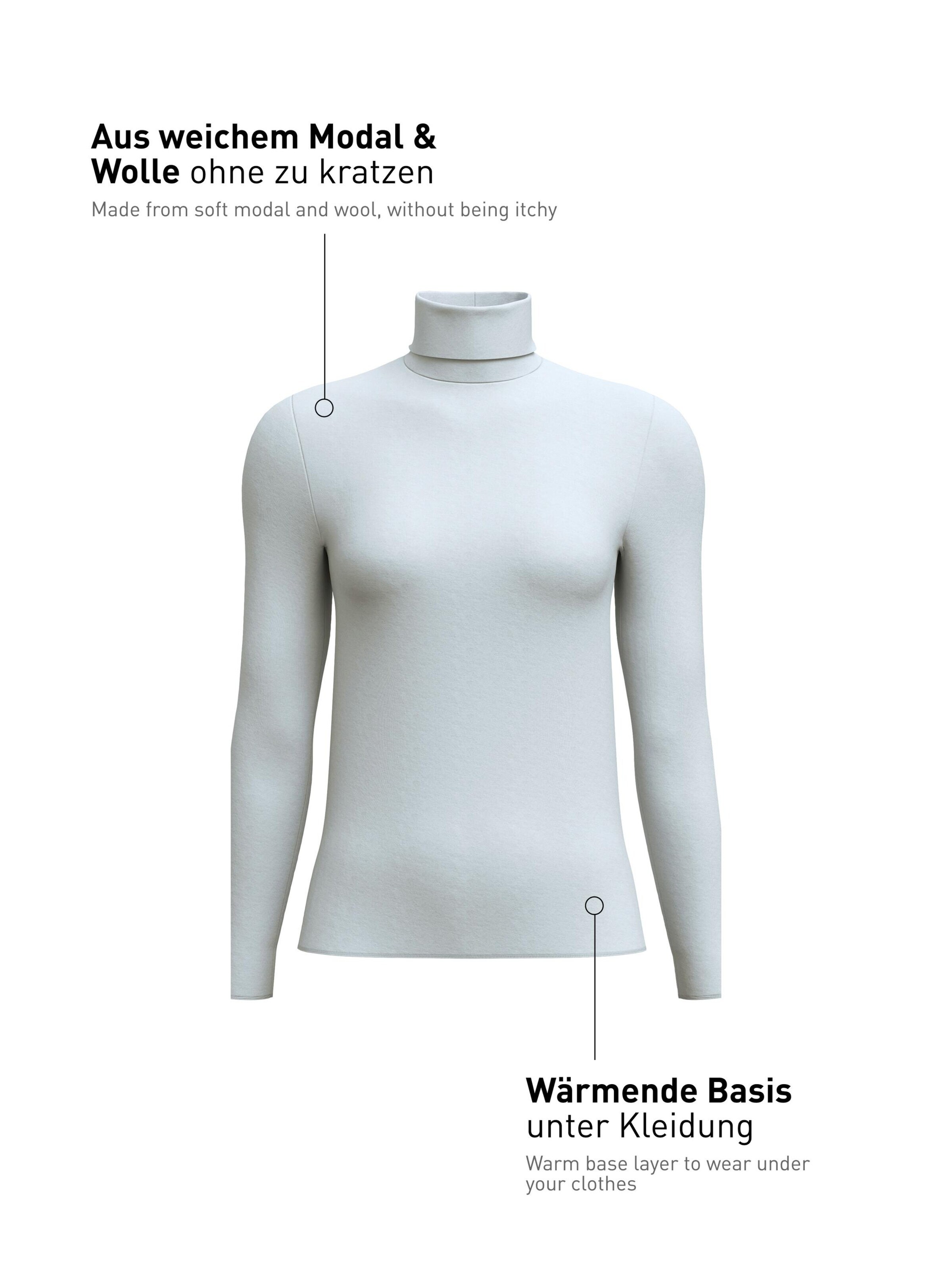 CALIDA Unterhemd 'Second Skin' in Grau