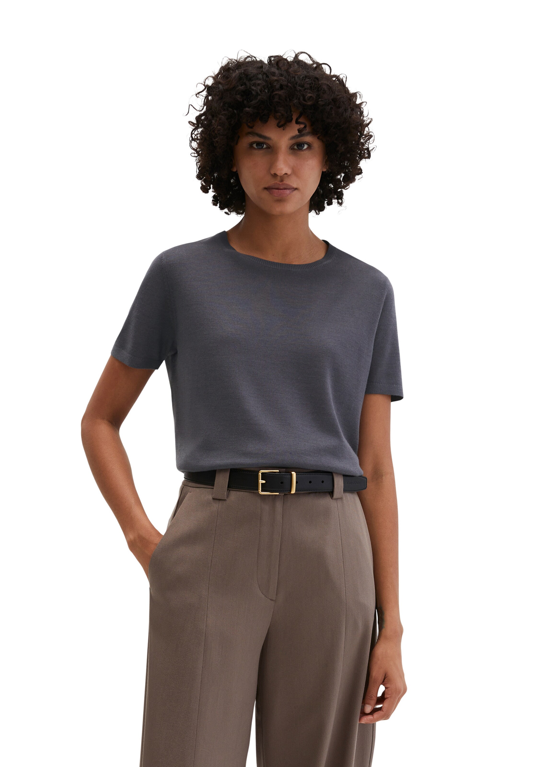 Marc O'Polo Trui in Grijs: voorkant