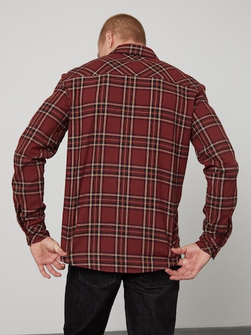 DAN FOX APPAREL Regular Fit Hemd 'Ryan' in Rot